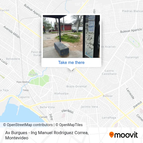 Av Burgues - Ing Manuel Rodriguez Correa map