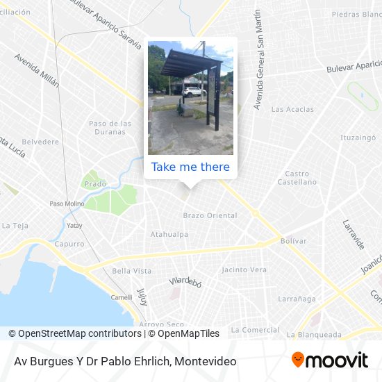 Av Burgues Y Dr Pablo Ehrlich map