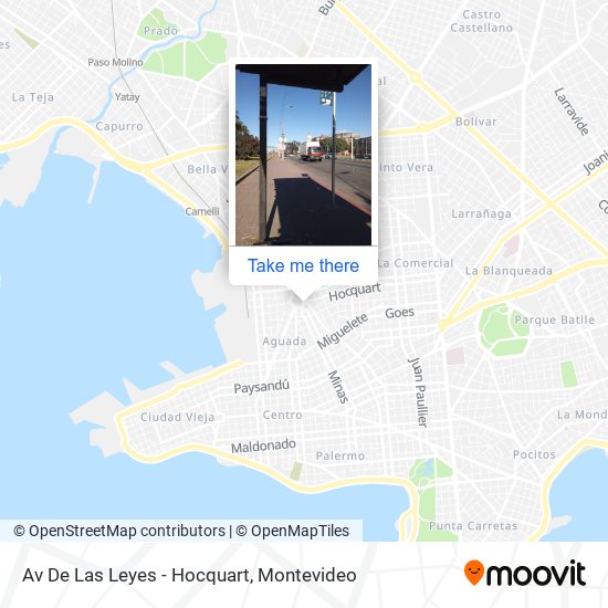 Av De Las Leyes - Hocquart map