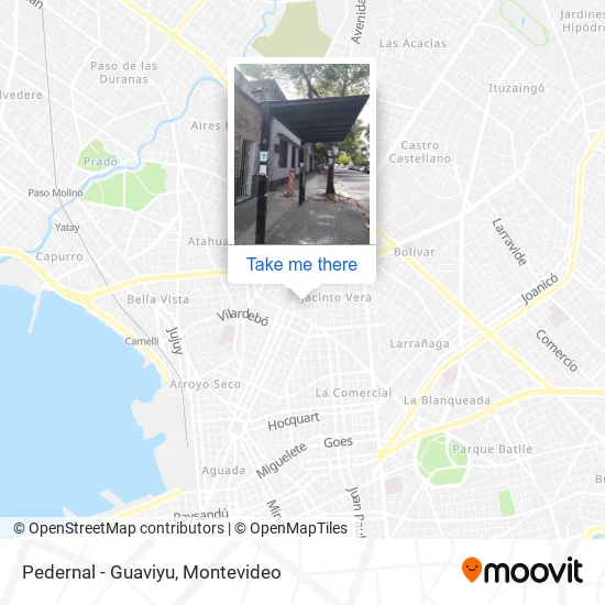 Pedernal - Guaviyu map