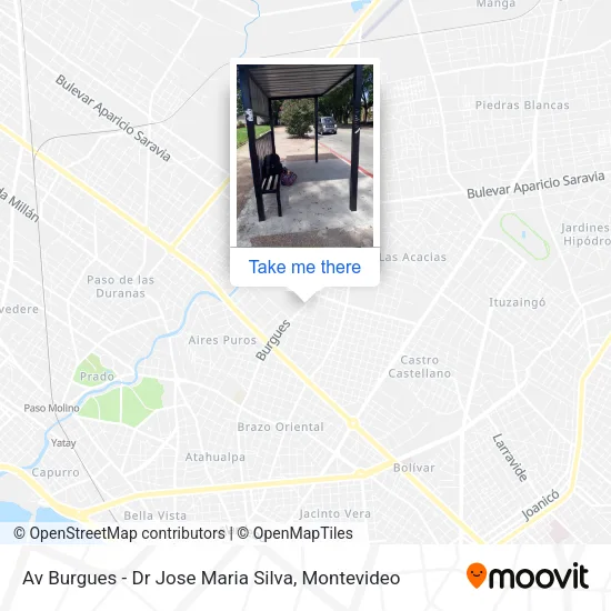 Av Burgues - Dr Jose Maria Silva map