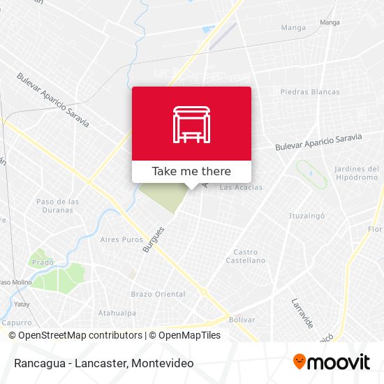 Rancagua - Lancaster map