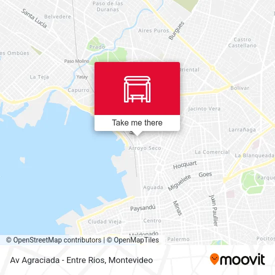 Mapa de Av Agraciada - Entre Rios