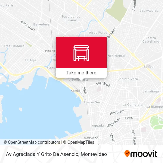 Mapa de Av Agraciada Y Grito De Asencio