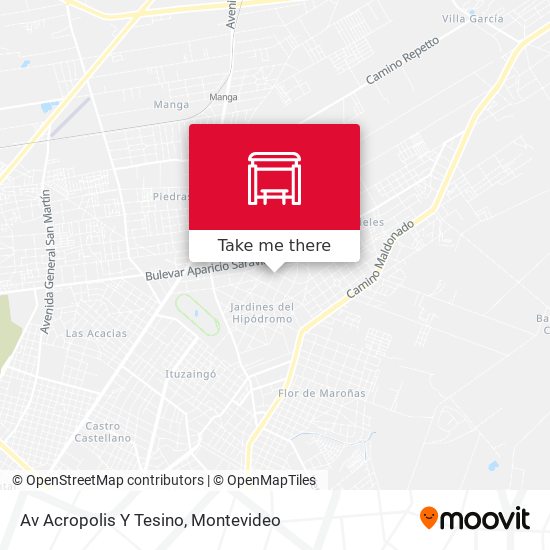 Av Acropolis Y Tesino map