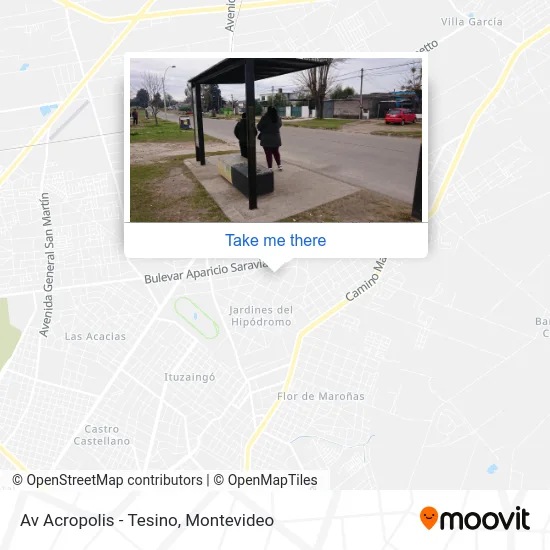 Av Acropolis - Tesino map