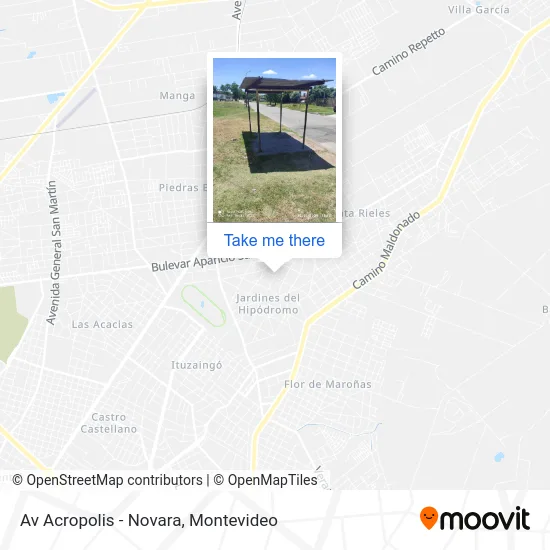 Av Acropolis - Novara map