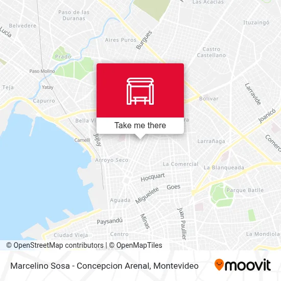 Marcelino Sosa - Concepcion Arenal map