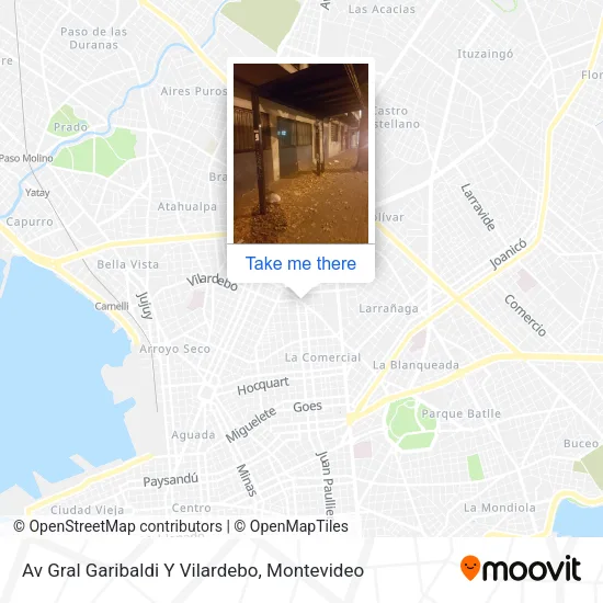Av Gral Garibaldi Y Vilardebo map