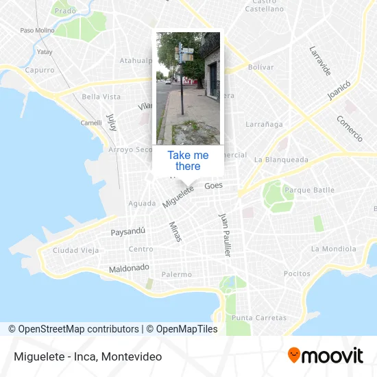 Miguelete - Inca map