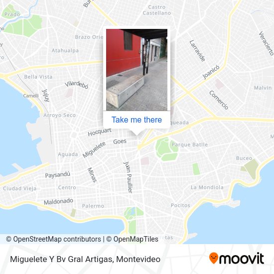 Miguelete Y Bv Gral Artigas map