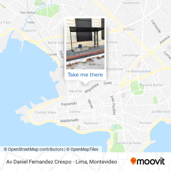 Av Daniel Fernandez Crespo - Lima map