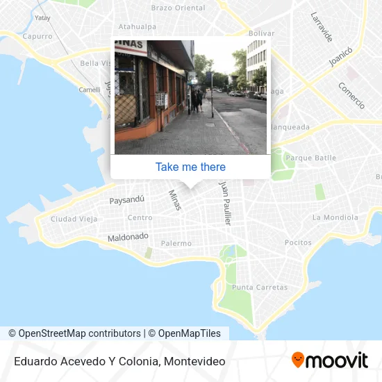 Mapa de Eduardo Acevedo Y Colonia