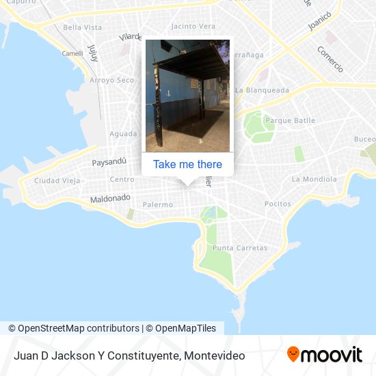 Juan D Jackson Y Constituyente map