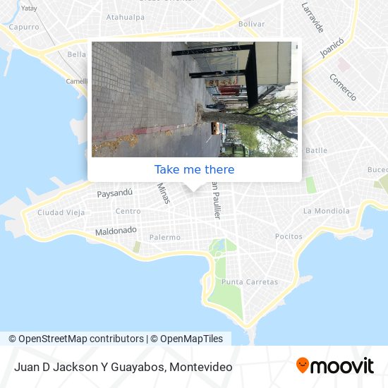 Juan D Jackson Y Guayabos map
