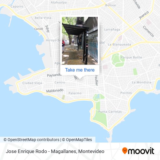 Jose Enrique Rodo - Magallanes map