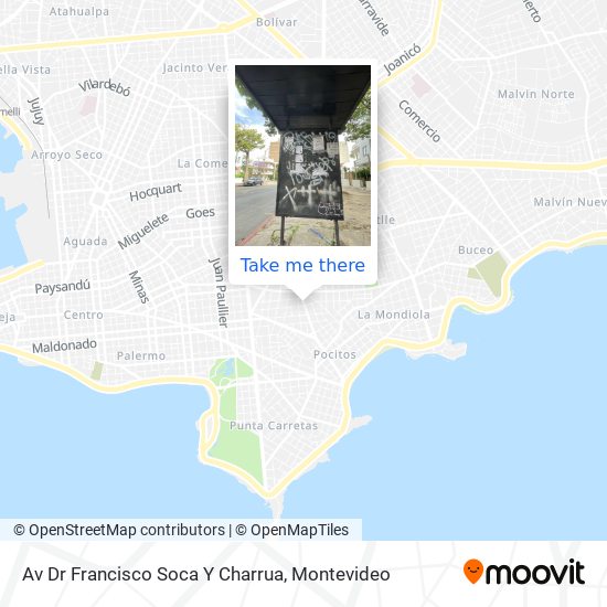 Mapa de Av Dr Francisco Soca Y Charrua