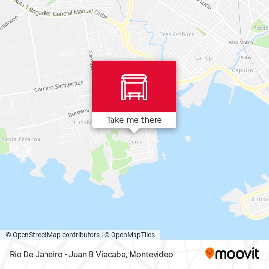 Rio De Janeiro - Juan B Viacaba map