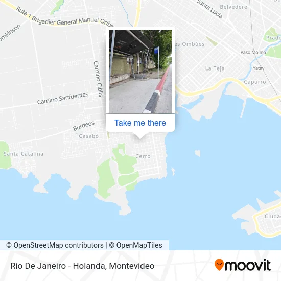 Mapa de Rio De Janeiro - Holanda