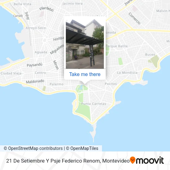 21 De Setiembre Y Psje Federico Renom map