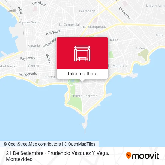 21 De Setiembre - Prudencio Vazquez Y Vega map
