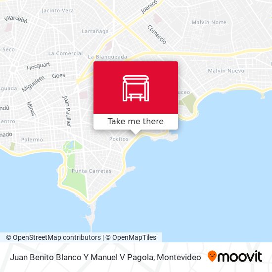 Juan Benito Blanco Y Manuel V Pagola map
