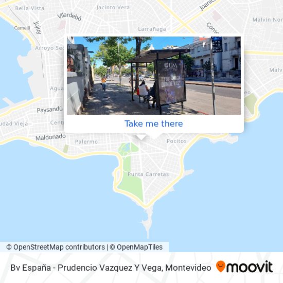 Bv España - Prudencio Vazquez Y Vega map