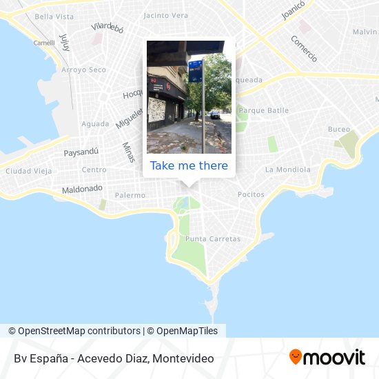 Bv España - Acevedo Diaz map