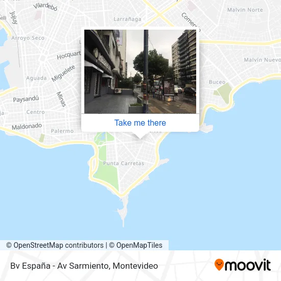 Bv España - Av Sarmiento map