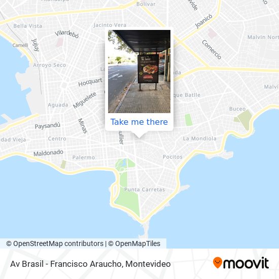 Av Brasil - Francisco Araucho map