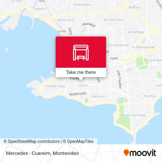 Mercedes - Cuareim map