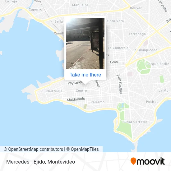 Mercedes - Ejido map
