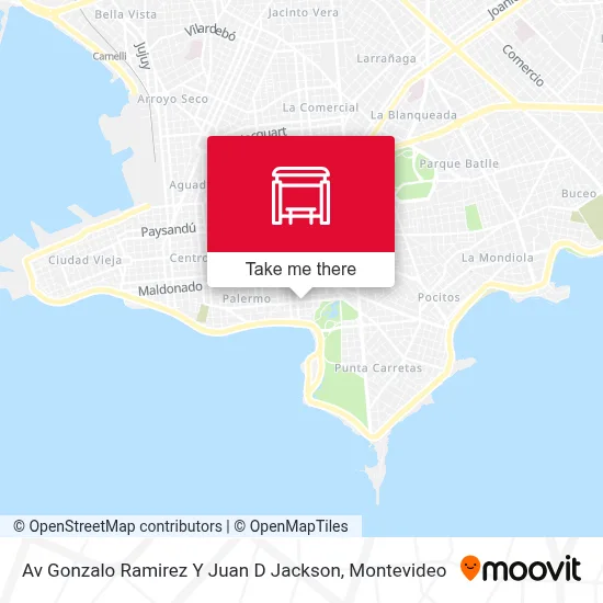 Mapa de Av Gonzalo Ramirez - Juan D Jackson