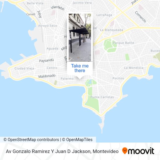 Av Gonzalo Ramirez Y Juan D Jackson map