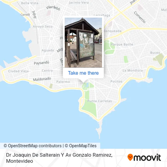 Dr Joaquin De Salterain Y Av Gonzalo Ramirez map