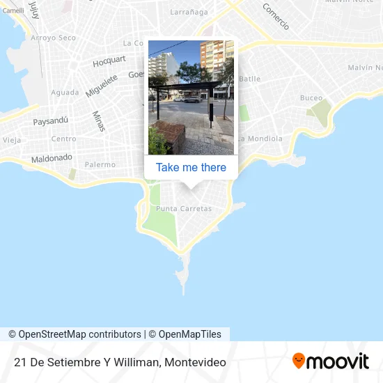 21 De Setiembre Y Williman map