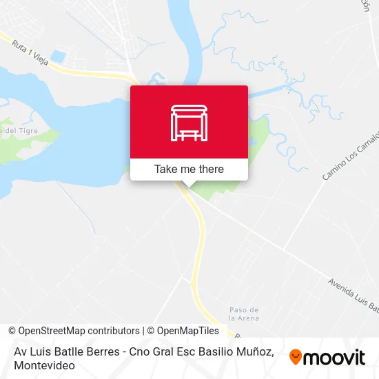 Mapa de Av Luis Batlle Berres - Cno Gral Esc Basilio Muñoz