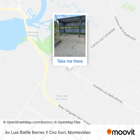 Av Luis Batlle Berres Y Cno Gori map