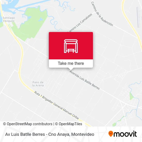 Av Luis Batlle Berres - Cno Anaya map
