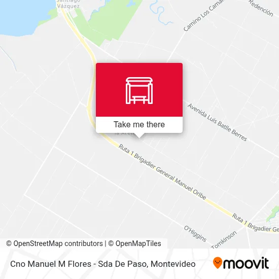 Cno Manuel M Flores - Sda De Paso map