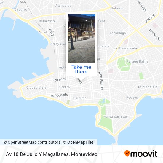 Av 18 De Julio Y Magallanes map