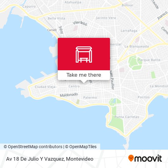 Mapa de Av 18 De Julio Y Vazquez
