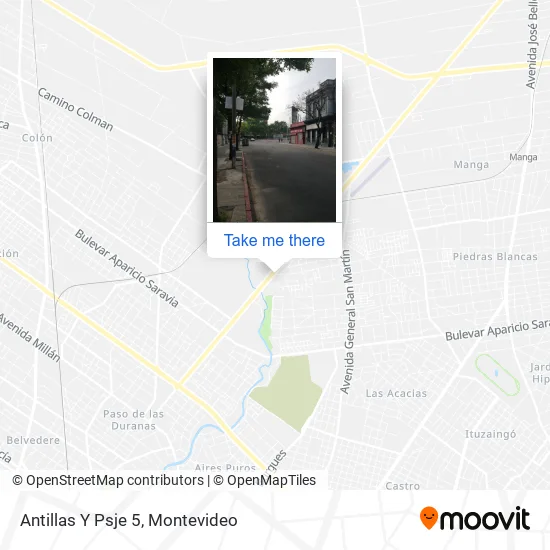 Antillas Y Psje 5 map