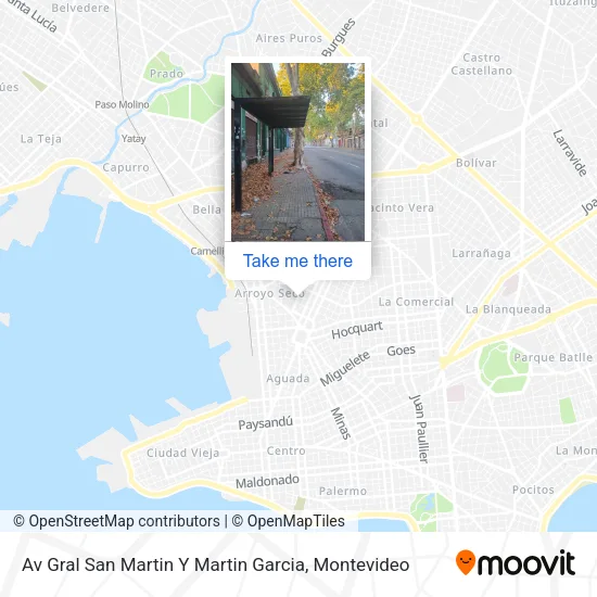 Av Gral San Martin Y Martin Garcia map