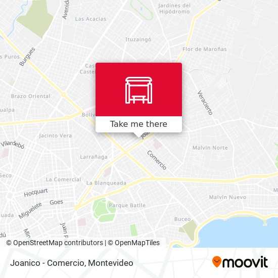 Joanico - Comercio map