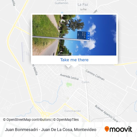 Juan Bonmesadri - Juan De La Cosa map