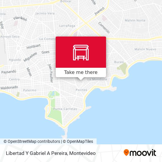 Libertad Y Gabriel A Pereira map