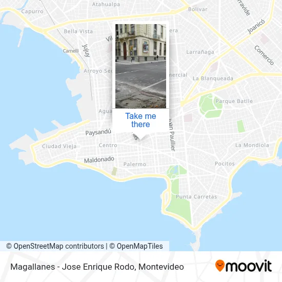 Magallanes - Jose Enrique Rodo map