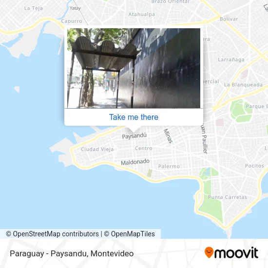 Paraguay - Paysandu map