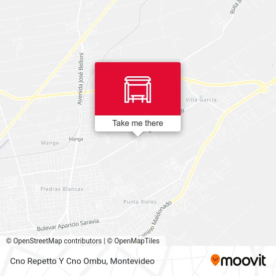 Cno Repetto Y Cno Ombu map